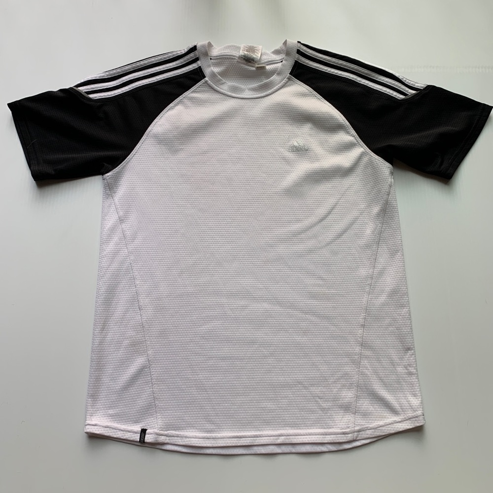 Adidas Response Line Athletic Black White Shirt  S